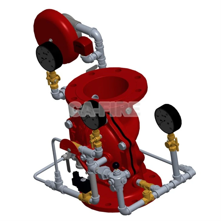 Deluge Alarm Valve For Automatic Fire Suppression System factory