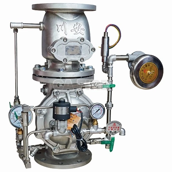 Stainless steel pre-acting alarm valve